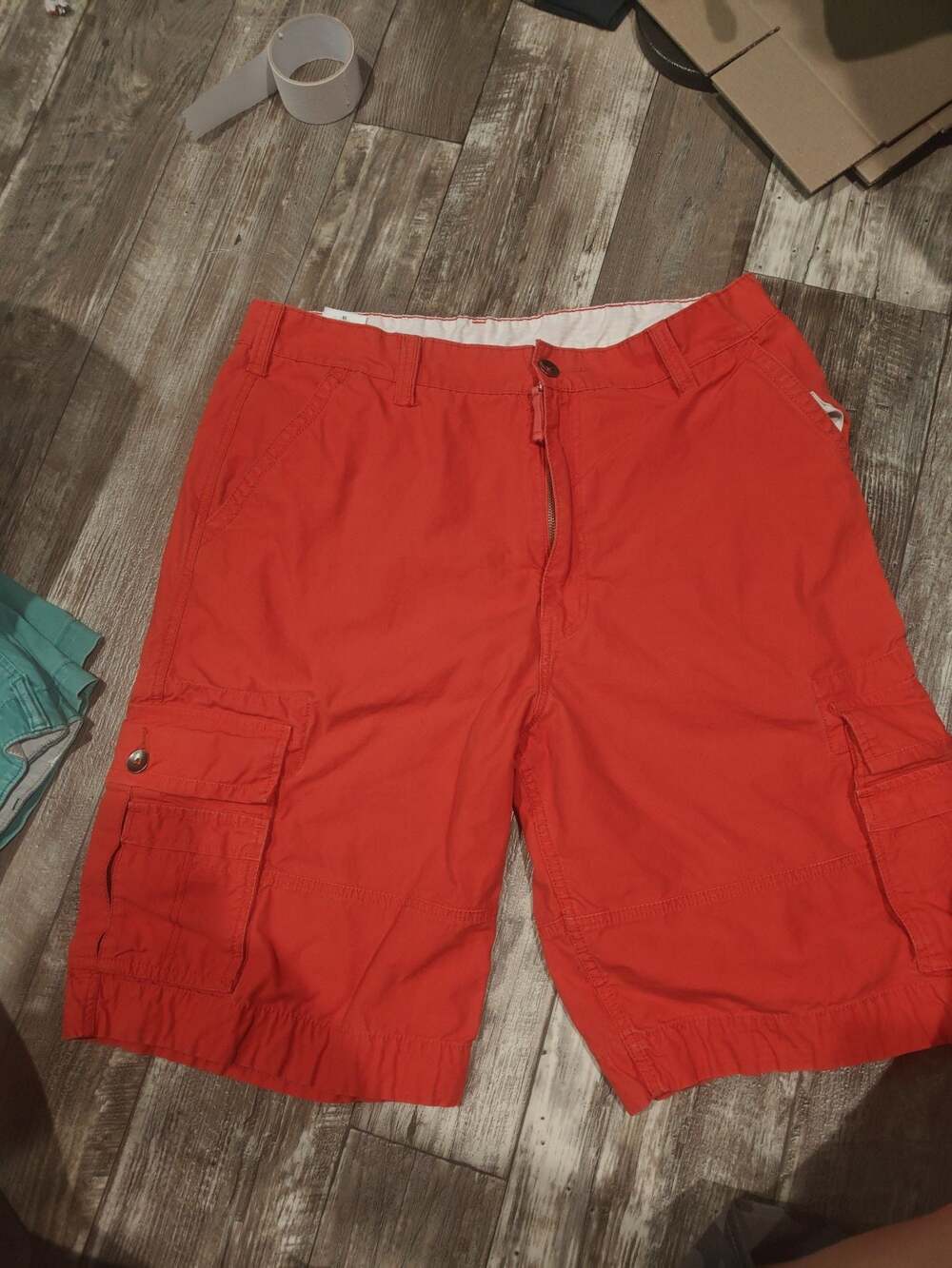 Levi's Squad Cargo Shorts in Red